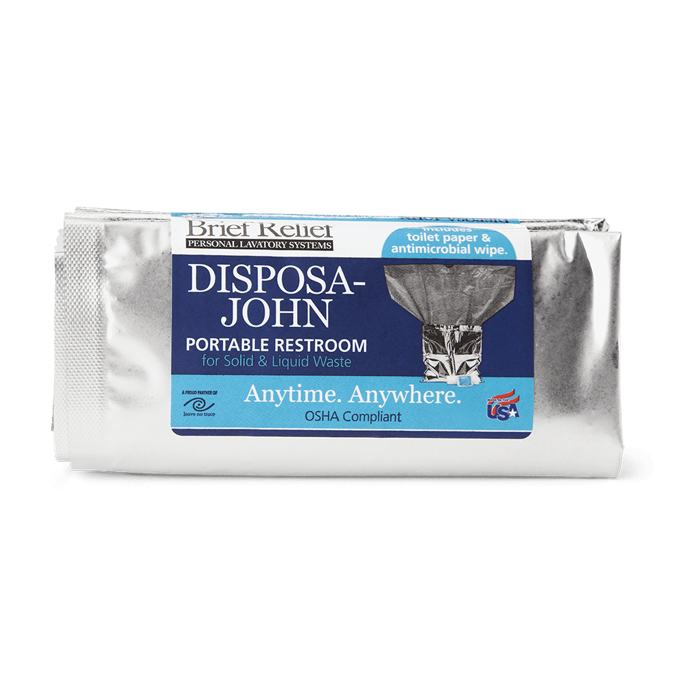 Brief Relief Disposa-John Portable Restroom from Columbia Safety