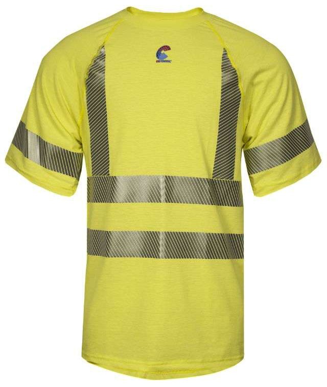 National Safety Apparel Class 3 Hi-Vis FR Control 2.0 Base Layer T-Shirt from Columbia Safety