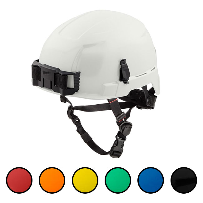 Milwaukee Safety Helmet with BOLT Accessory Clips from Columbia Safety