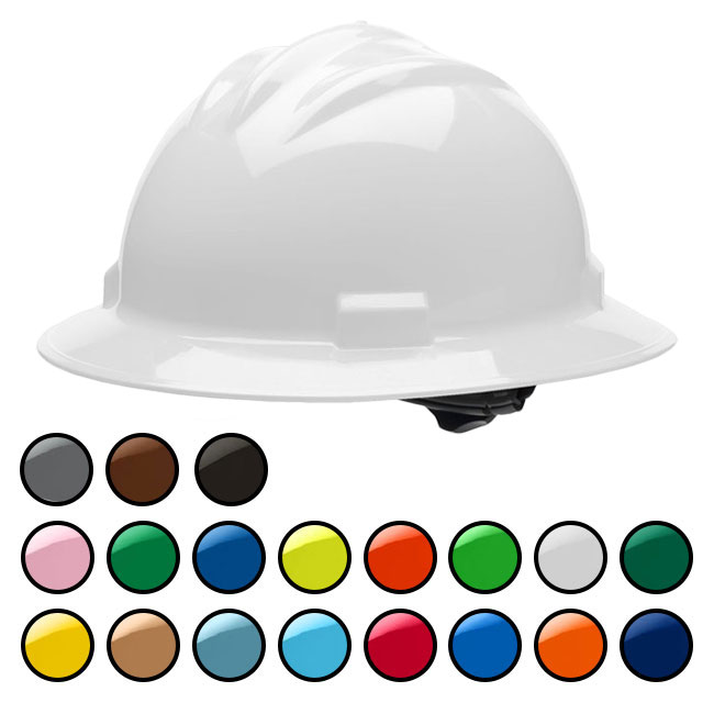 Bullard Standard Full Brim Hard Hat from Columbia Safety