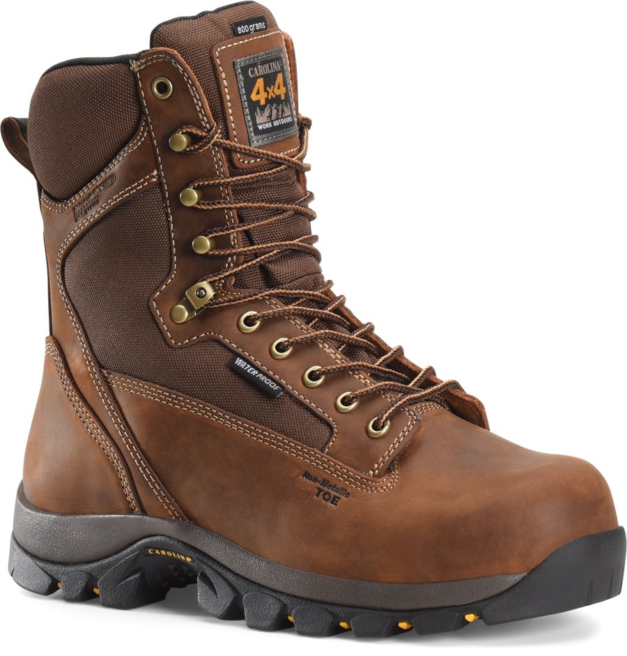 insulated moc toe work boots