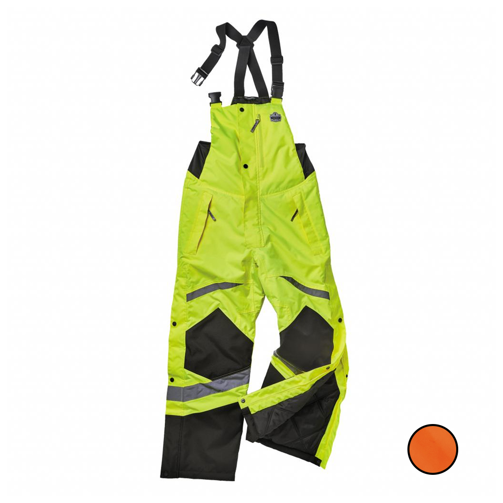 Ergodyne GloWear 8928 Hi-Viz Class E Insulated Bibs from Columbia Safety