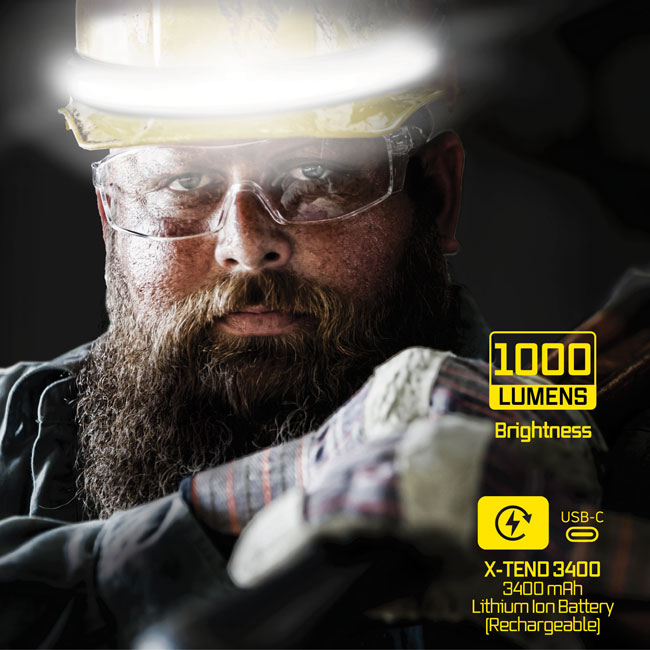LITEBAND Pro 1000 Headlamp from Columbia Safety
