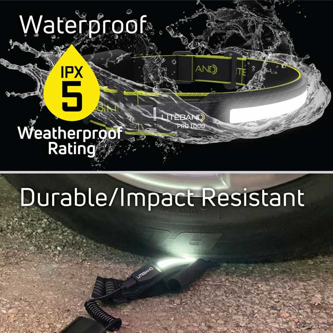 LITEBAND Pro 1000 Headlamp from Columbia Safety