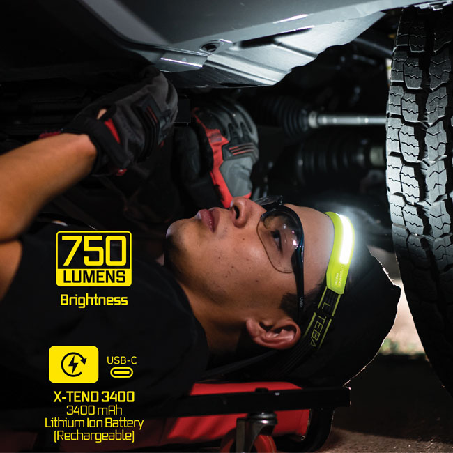 LITEBAND Pro 750 Headlamp from Columbia Safety