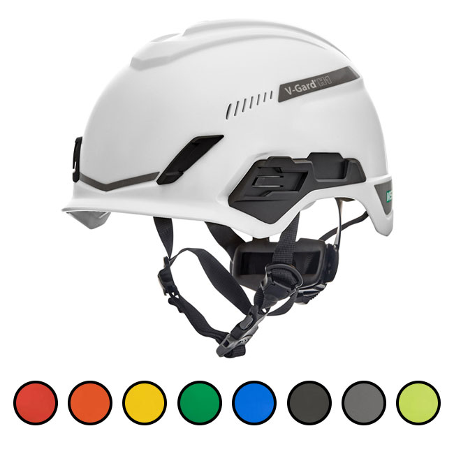 MSA V-Gard H1 Vented Safety Helmet from Columbia Safety