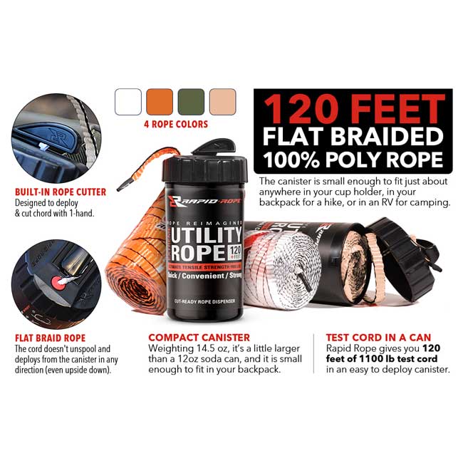 Rapid Rope Canister from Columbia Safety