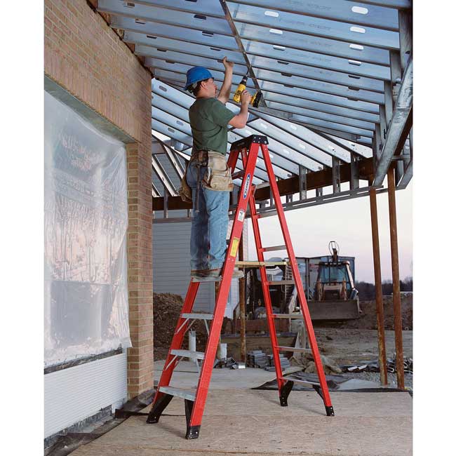 Werner Type IAA Fiberglass Step Ladder from Columbia Safety