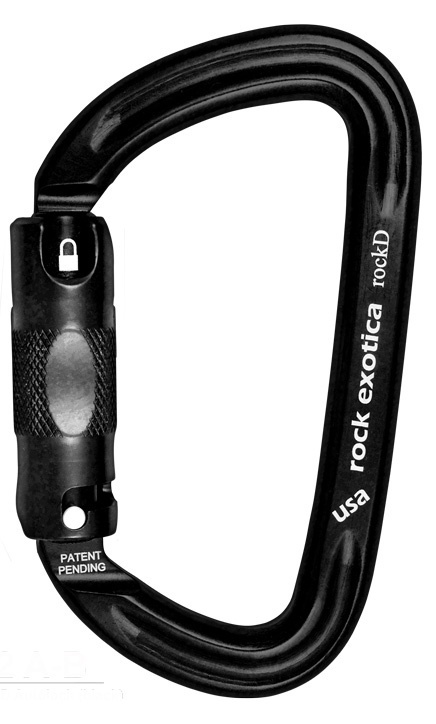 Rock Exotica RockD Auto Lock Aluminum Carabiner from Columbia Safety