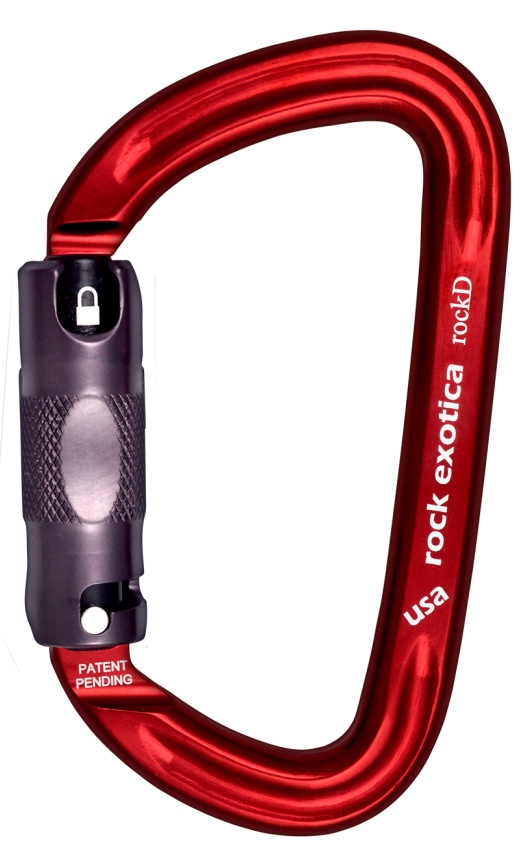 Rock Exotica RockD Auto Lock Aluminum Carabiner from Columbia Safety