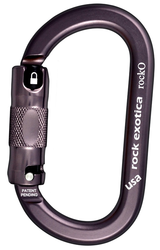 Rock Exotica RockO Auto Lock Aluminum Carabiner from Columbia Safety