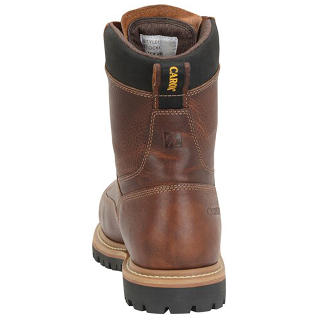black 8 inch work boots