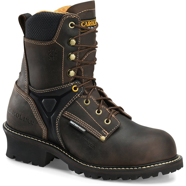Carolina Waterproof Composite Toe Timber 8 Inch Work Boot from Columbia Safety