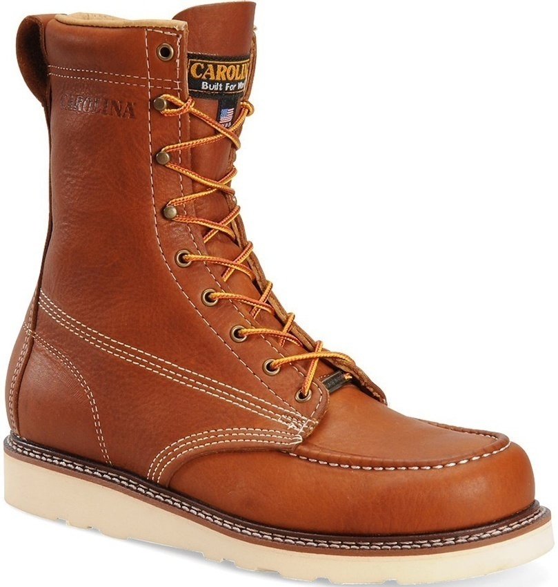 moc toe boots with black sole