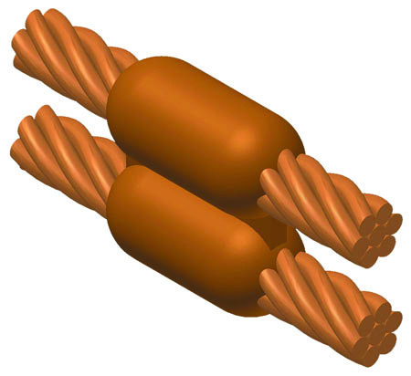 Cadweld Cable to Cable Parallel Splice from Columbia Safety