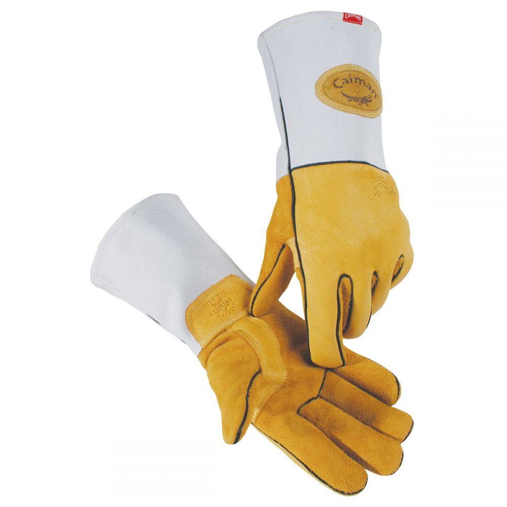 Caiman Elk Grain Unlined Palm Wool Insulated MIG Welding Gloves from Columbia Safety