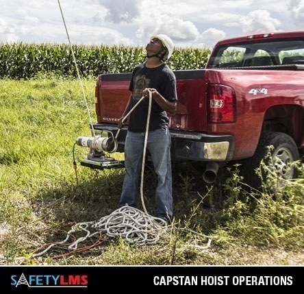 Safety LMS Capstan Hoist Operations Online Course from Columbia Safety