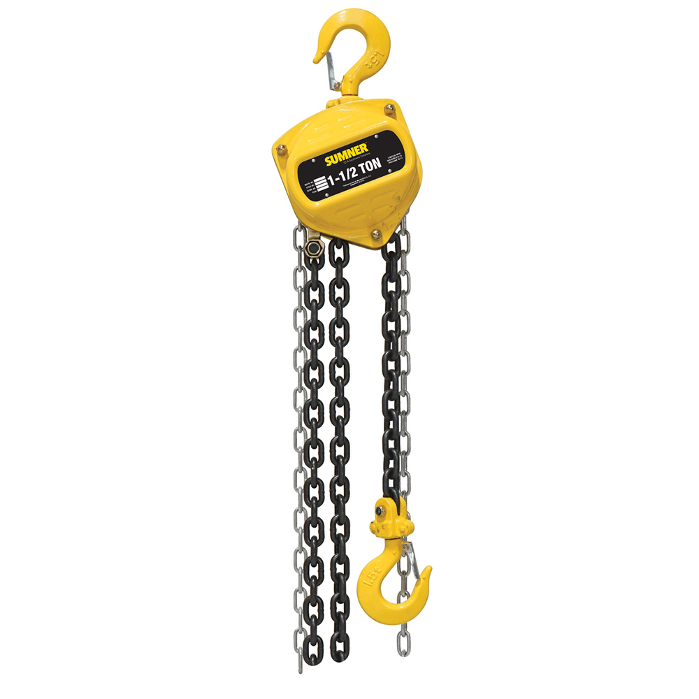Southwire 1-1/2 Ton Chain Hoist with 15-Foot Chain from Columbia Safety