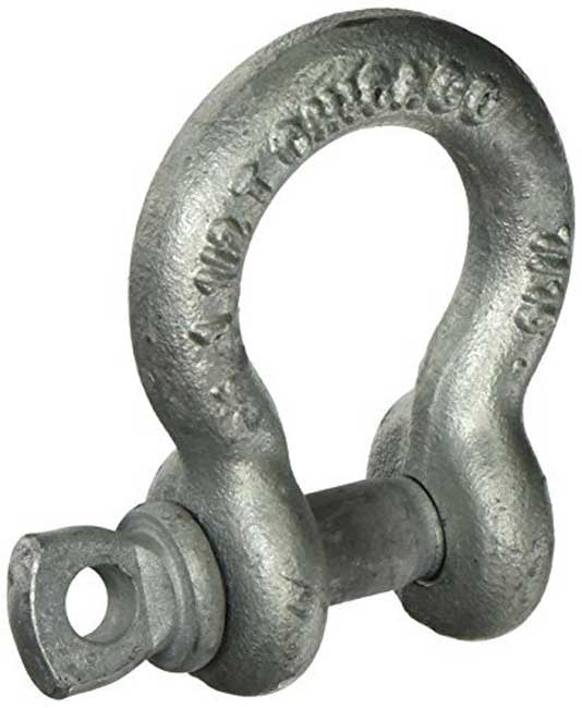 Chicago Hardware 1/4 Inch Screw Pin, Shackle from Columbia Safety