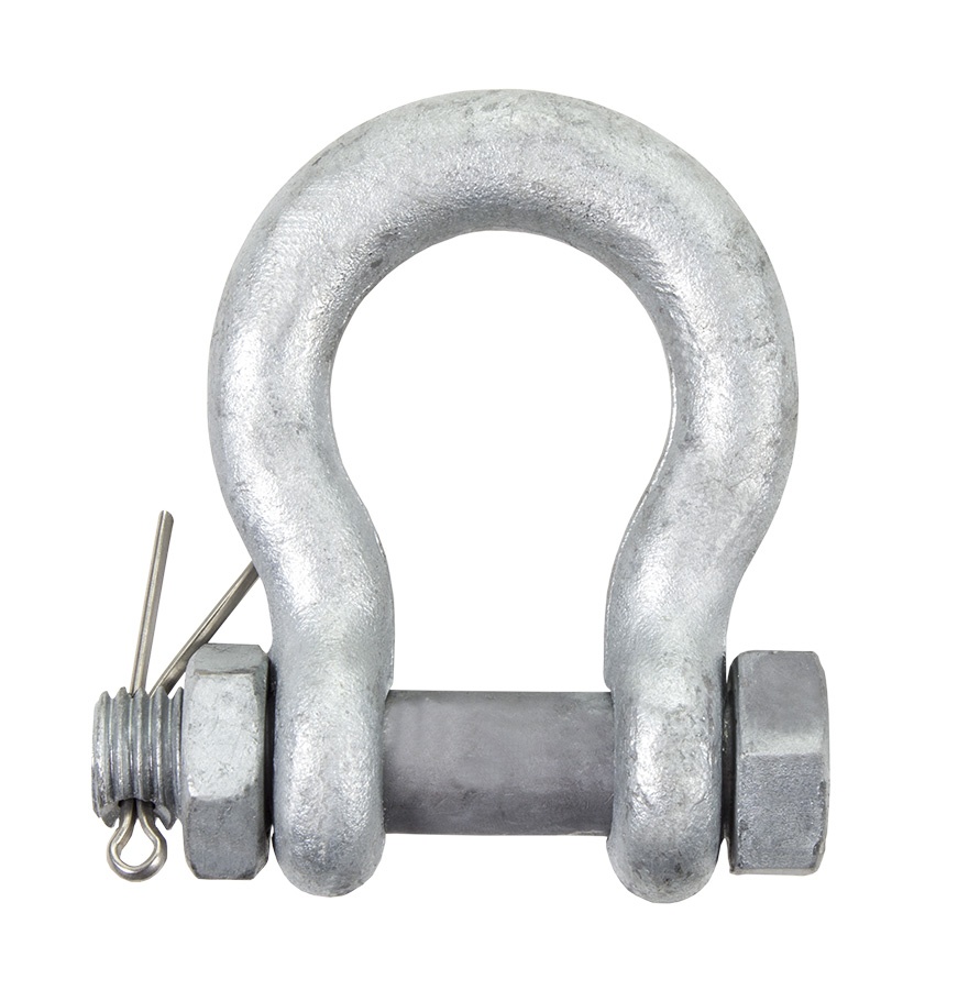 Chicago Hardware Galvanized Bolt Type Shackle from Columbia Safety