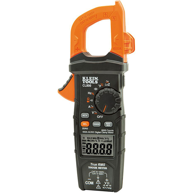 Digital Clamp Meter AC/DC Auto-Ranging from Columbia Safety