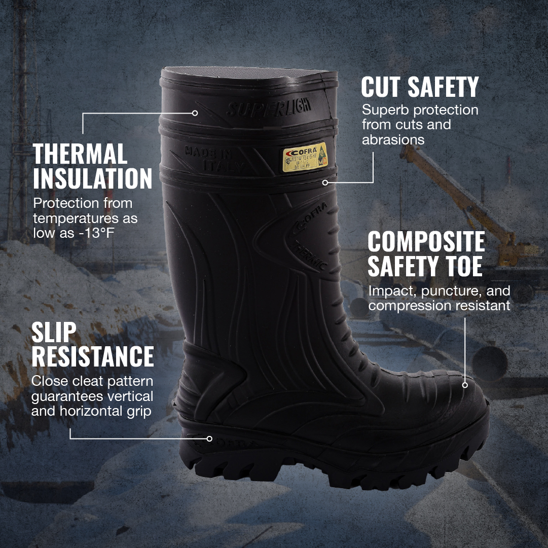 Cofra Thermic Insulated Met Guard Work Boots with Composite ToeCofra Thermic Insulated Met Guard Work Boots with Composite Toe from Columbia Safety