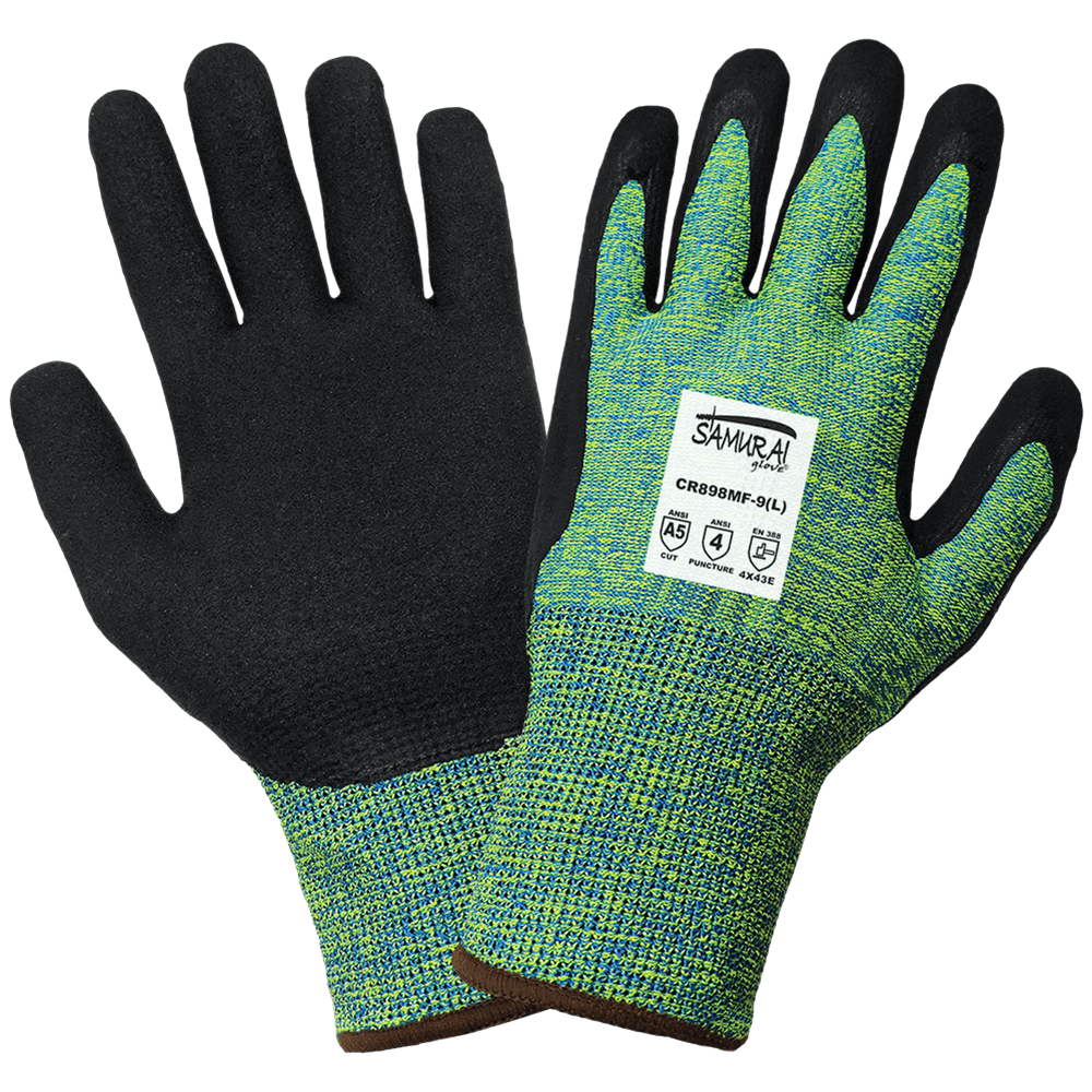 Global Glove Samurai Glove A5 Cut A4 Puncture Static/Electrostatic Compliant Gloves from Columbia Safety