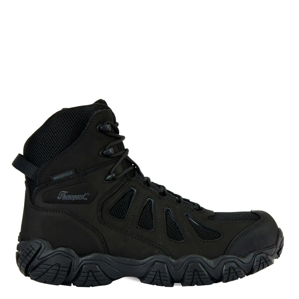 Thorogood Crosstrex Series Safety Toe Side Zip BBP Waterproof 6 Inch Hiker Boots from Columbia Safety