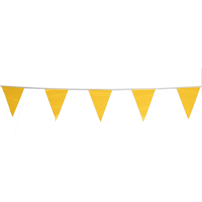 Cortina Safety Vinyl Pennant - Yellow from Columbia Safety