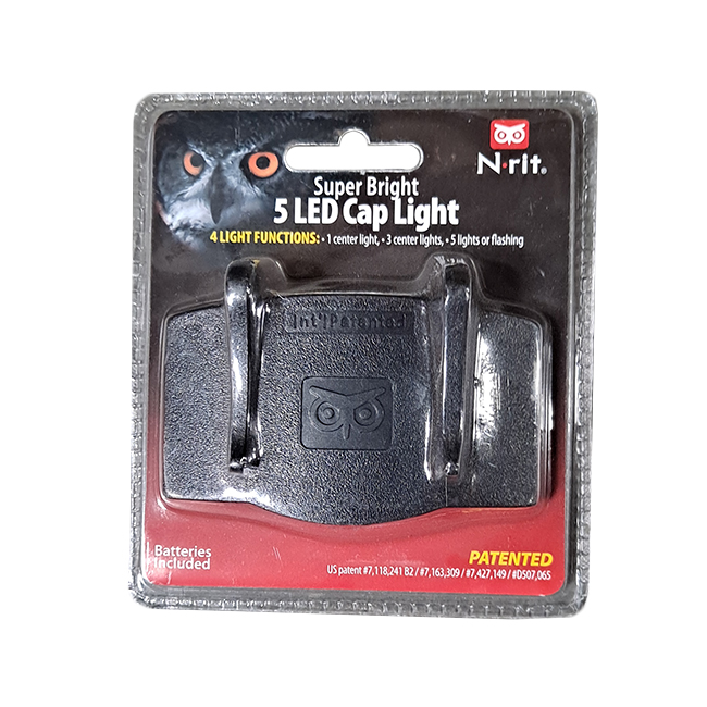 N-Rit Cap and Hat Clip-On Light from Columbia Safety