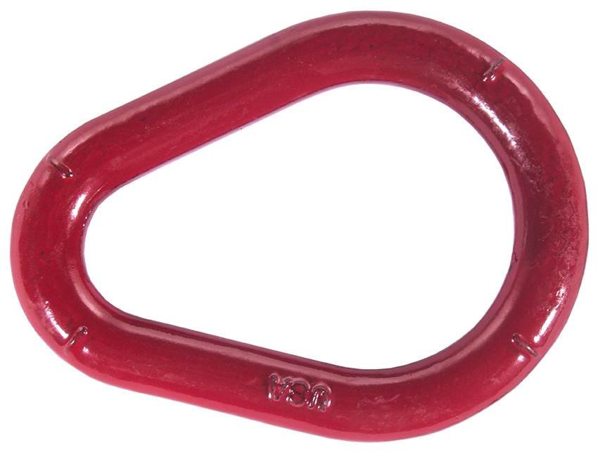 Crosby S-341 1/2 Inch Red Pear Link from Columbia Safety