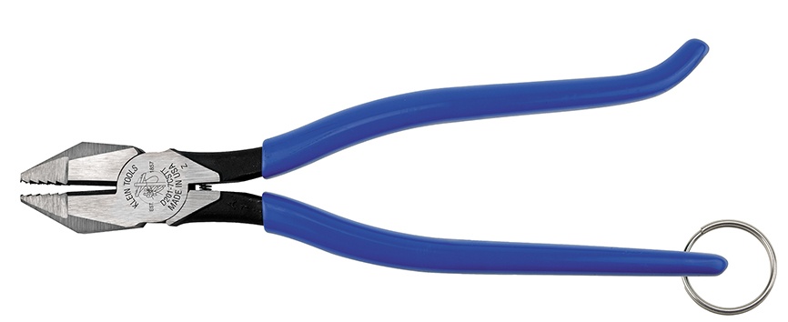 Klein Tools D201-7CSTT Slim Rebar Work Pliers with Tether Ring from Columbia Safety