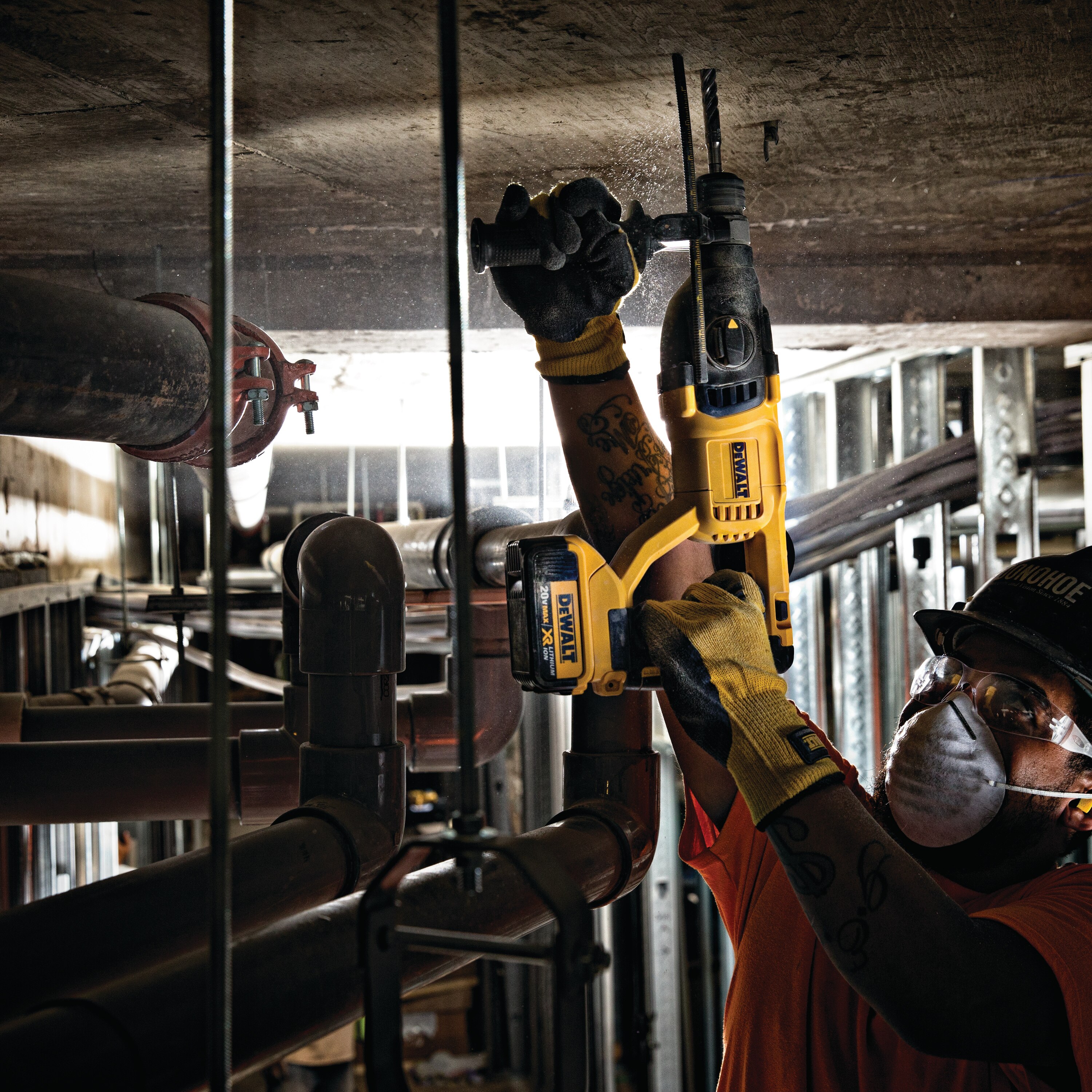 DeWALT 20V MAX 1 Inch Brushless Cordless SDS Plus D-Handle Rotary Hammer (Tool Only) from Columbia Safety