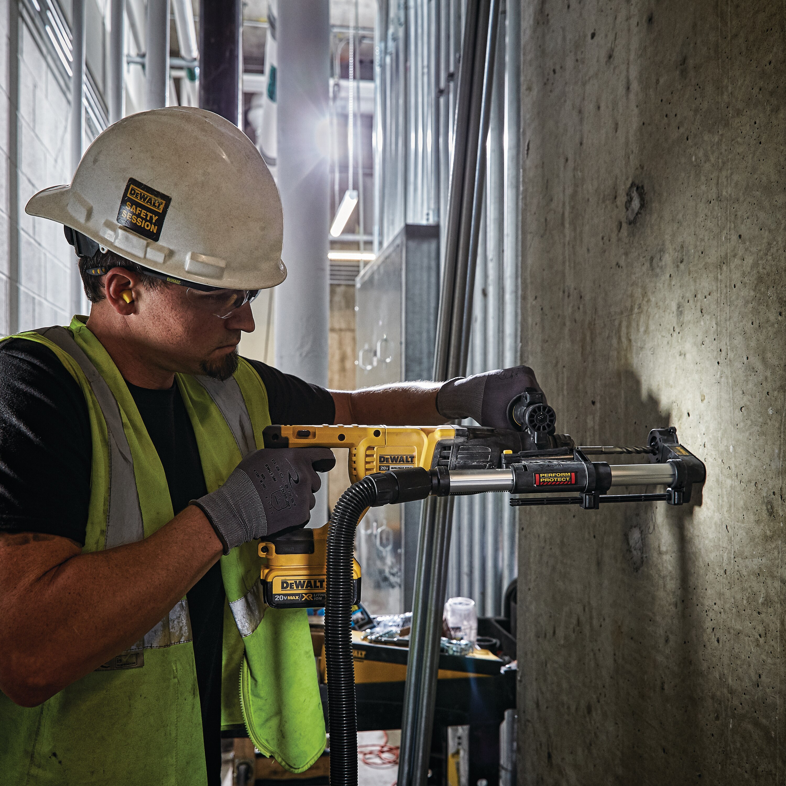 DeWALT 20V MAX 1 Inch Brushless Cordless SDS Plus D-Handle Rotary Hammer (Tool Only) from Columbia Safety
