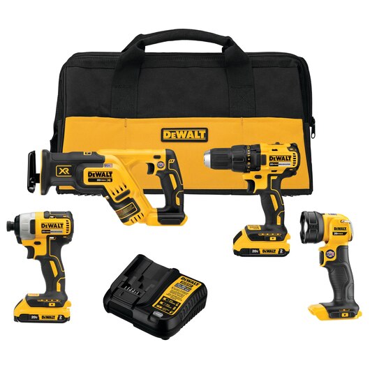 DeWALT 20V MAX Brushless Cordless 4 Tool Combo Kit from Columbia Safety