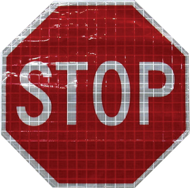 Dicke Safety Roll-up Stop/ Slow Paddle from Columbia Safety