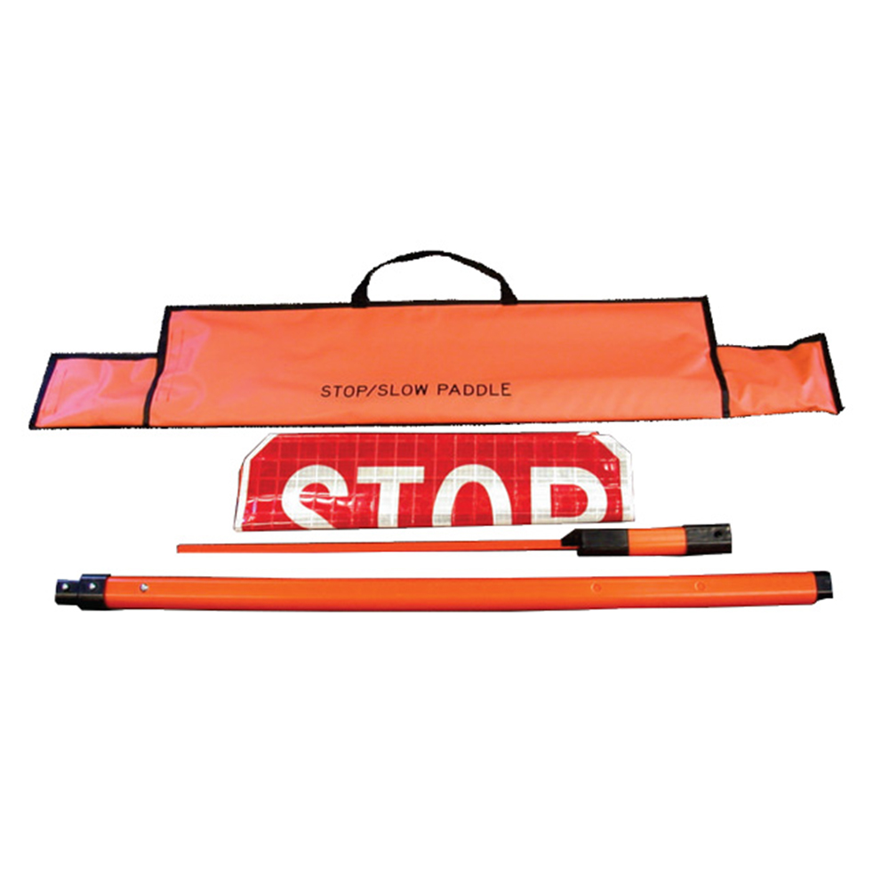 Dicke Safety Roll-up Stop/ Slow Paddle from Columbia Safety