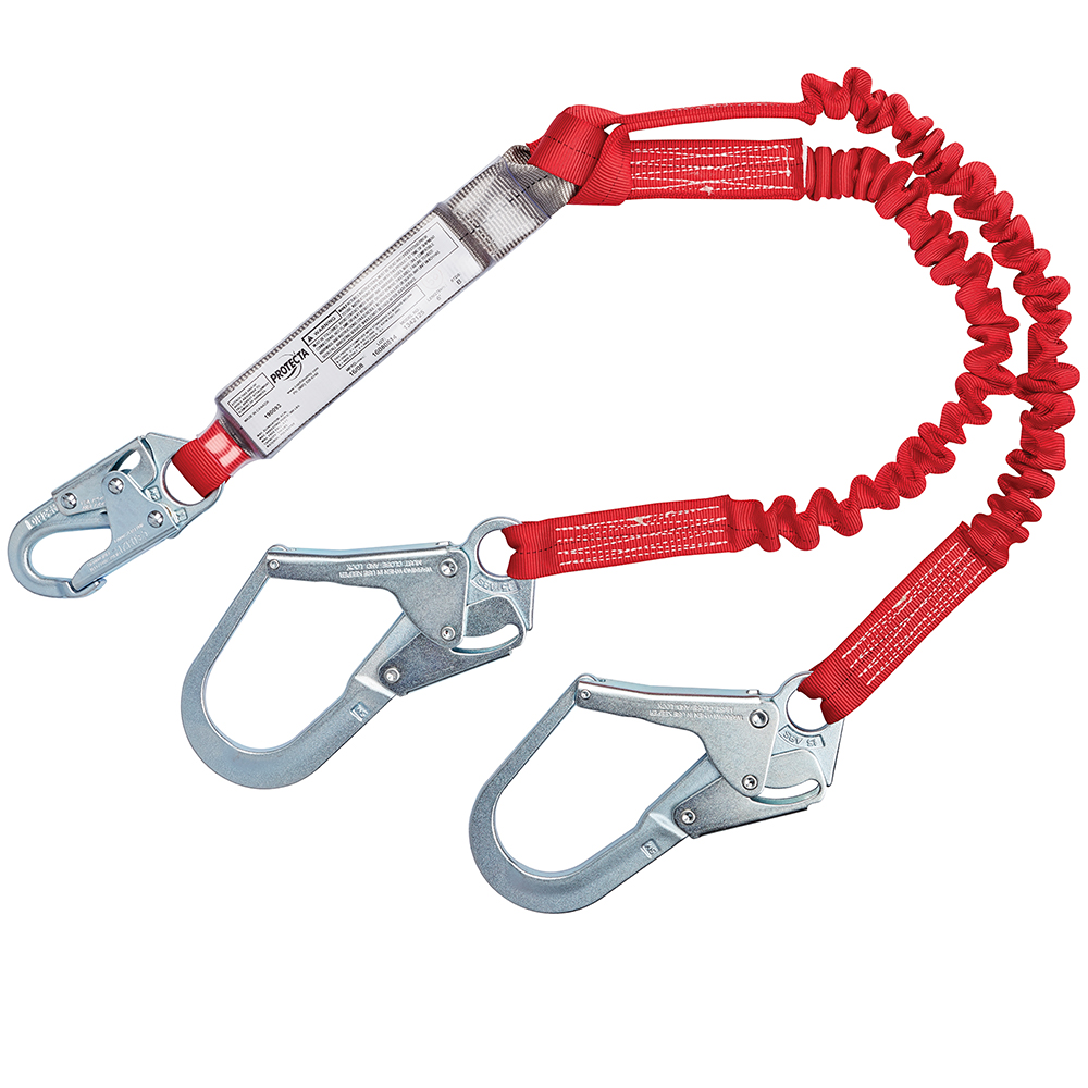 3M Protecta PRO Pack Elastic 100% Tie-Off Shock Absorbing Lanyard from Columbia Safety