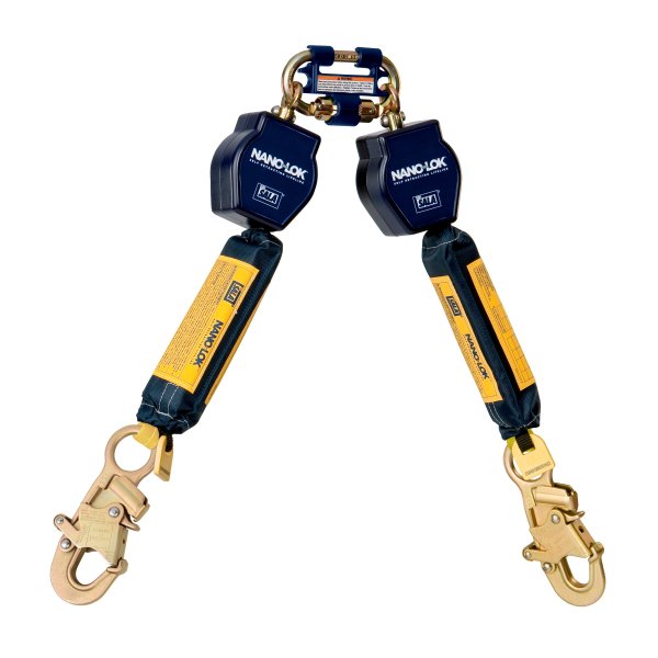 DBI Sala Nano-Lok Twin-Leg QC SRL with Snap Hooks from Columbia Safety