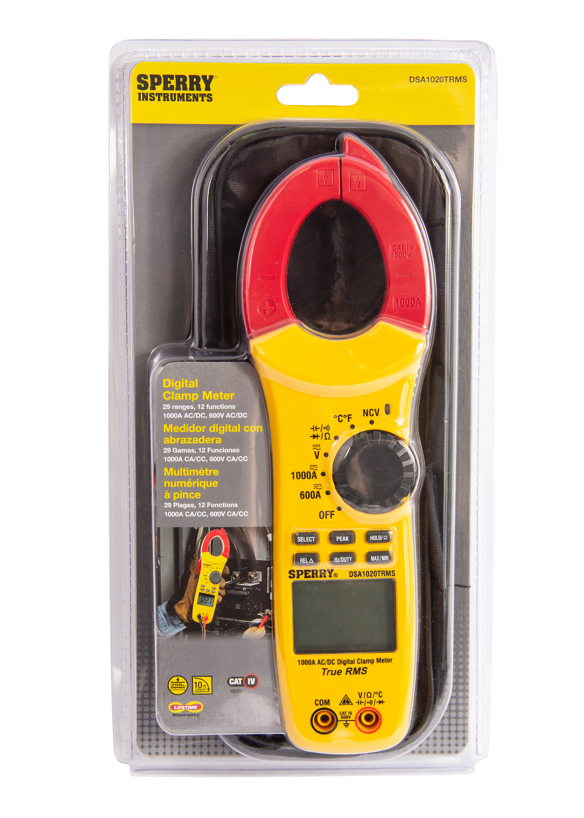 Sperry Instruments Digital Snap-Around Clamp Meter (True RMS)Sperry Instruments Digital Snap-Around Clamp Meter (True RMS) from Columbia Safety