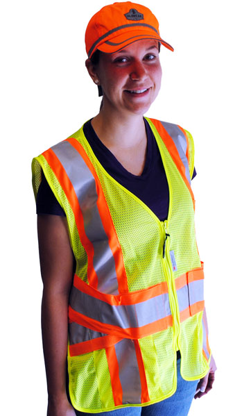 OccuNomix High Visibility Yellow Safety Vest from Columbia Safety