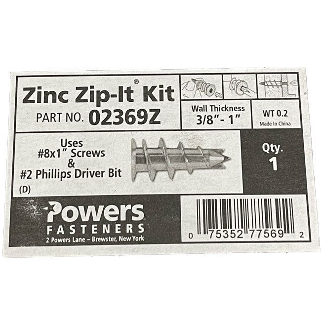 DeWALT Zinc Zip-It Wall Anchor from Columbia Safety