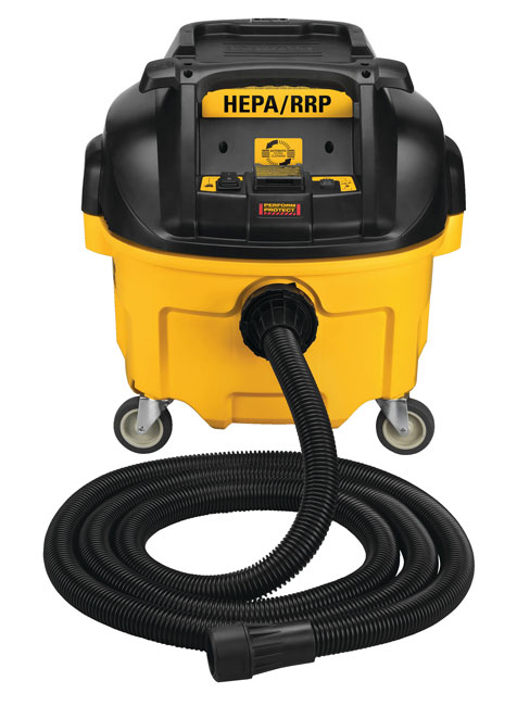 DeWalt 8 Gallon HEPA Dust Extractor with Automatic Filter Cleaning | DWV010 from Columbia Safety
