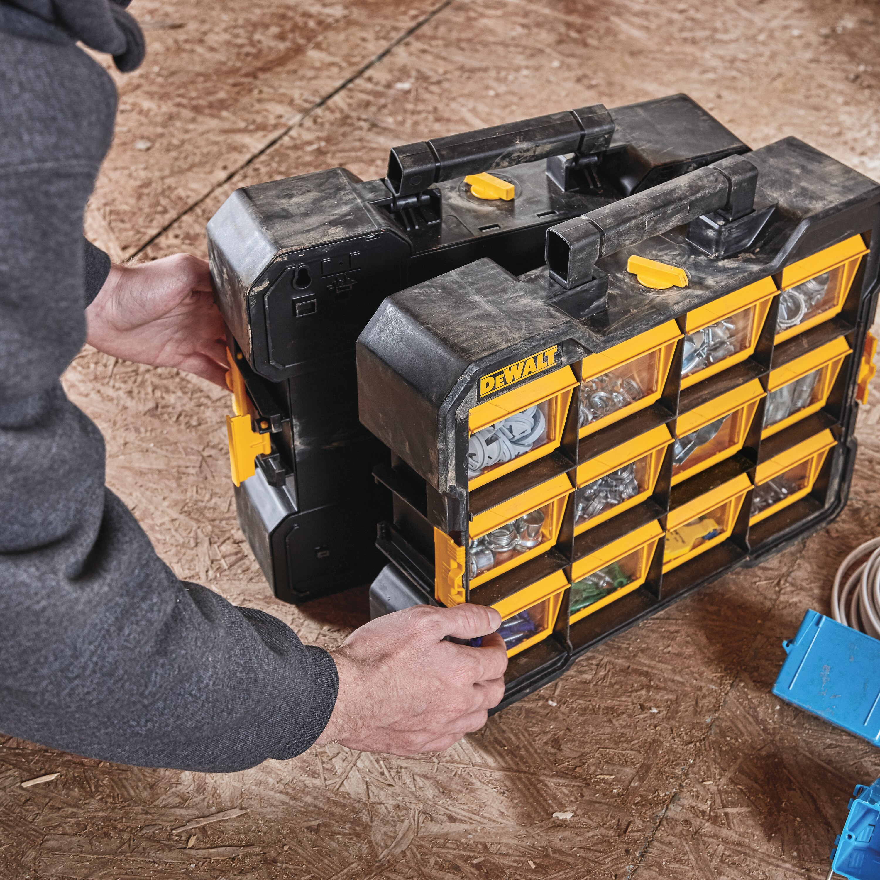 DeWALT Flip Bin Organizer from Columbia Safety