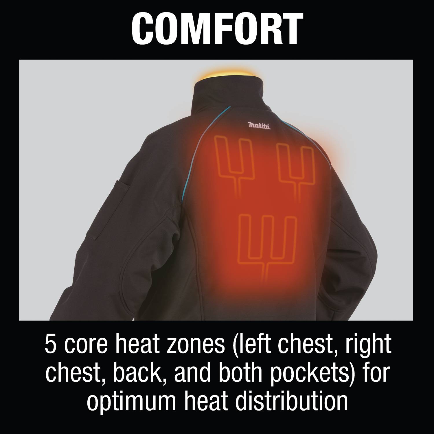 Makita 18V LXT Lithium-Ion Cordless Heated Jacket (Jacket Only) from Columbia Safety