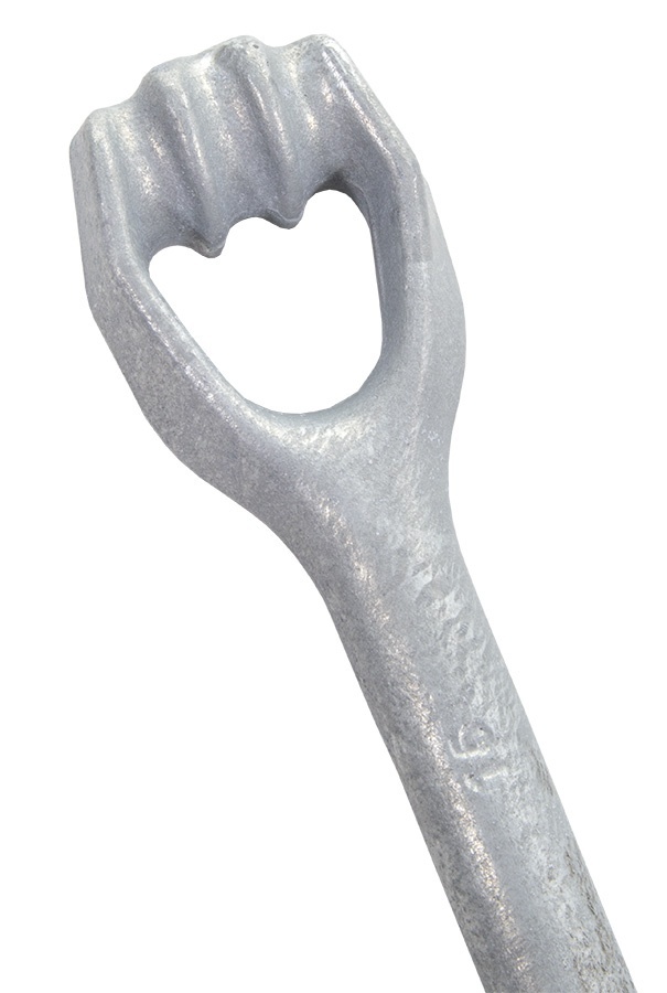 Galvanized Steel 66 Inch Earth Screw Anchor from Columbia Safety