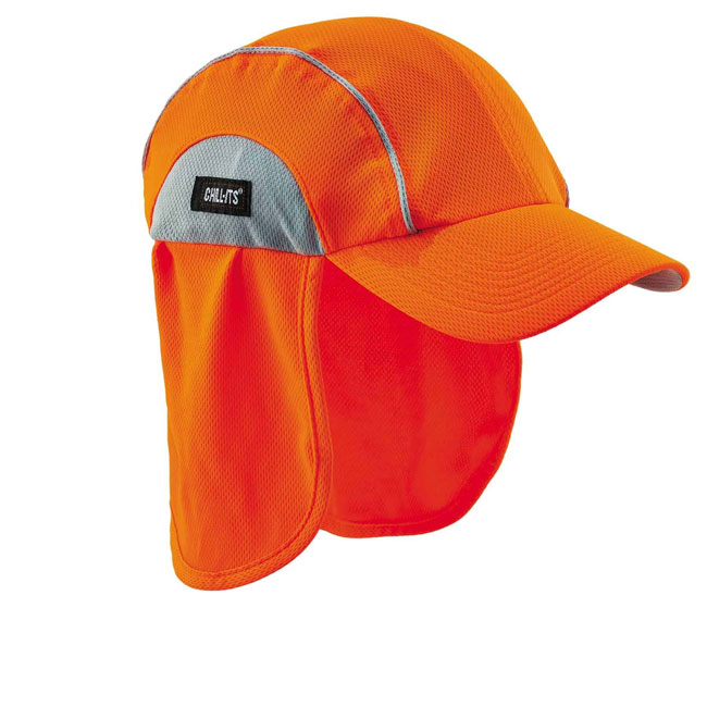 Ergodyne Chill-Its 6650 High Performance Hat with Neck Shade from Columbia Safety
