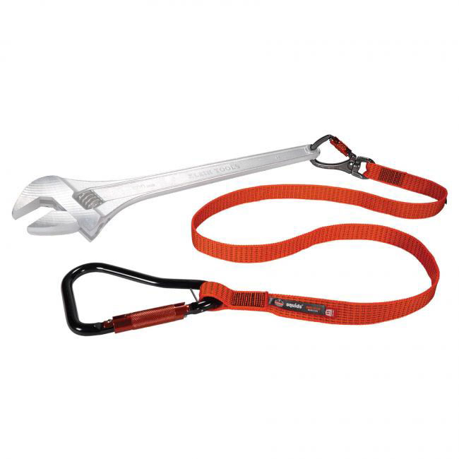 Ergodyne Squids 3149 80 lb Tool Lanyard with XL Locking and Swivel Carabiner from Columbia Safety