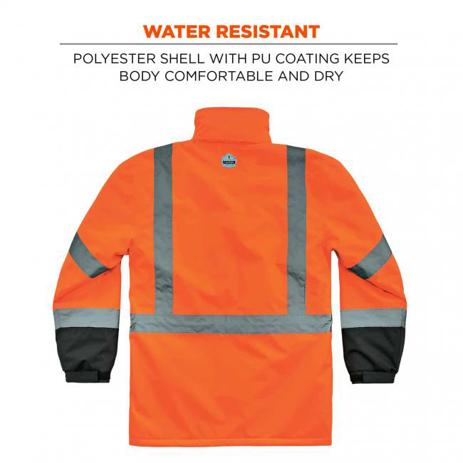 Ergodyne GloWear 8384 Thermal High Visibility Jacket from Columbia Safety