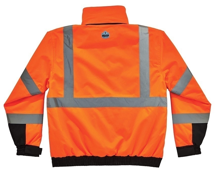 Ergodyne 8381 GloWear Class 3 Performance 4-in-1 Bomber Jacket from Columbia Safety